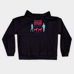 Vizsla Social Distancing Guide Kids Hoodie